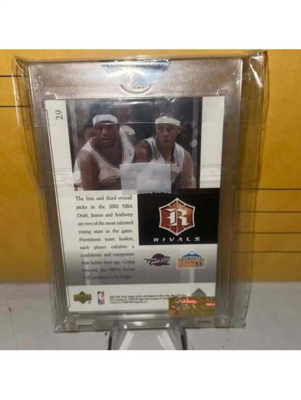 Lebron James Carmelo Anthony Rookie Rivals Auto SIGNED ENCASED 1/1 LEGENDÄRY
